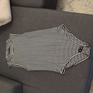 Acemi mock turtle neck bodysuit tank